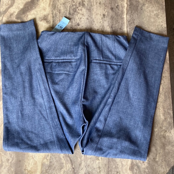 LOFT Curvy Skinny High Waist Work Slacks Petite 2 - Picture 2 of 9